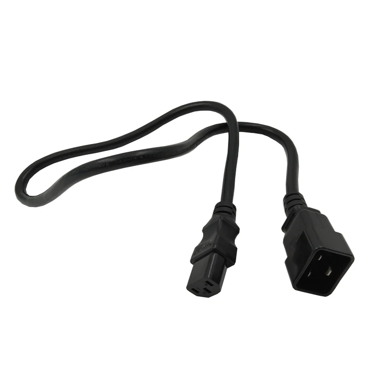 IEC C20 to IEC C13 Power Cord,3/C,SJT,14AWG