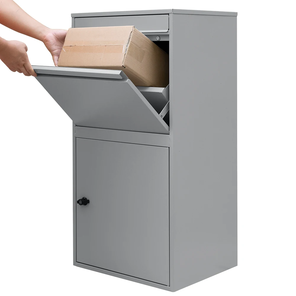 customize outdoor parcel delivery box metal wall mounted drop for