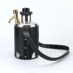 Factory outlet 2L / 4L / 5L / 10L draft beer barrel bier keg double wall stainless steel beer growler mini keg