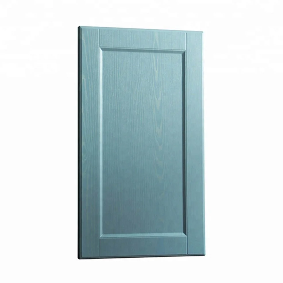 Customized Size White PVC Melamine Laminate Cabinet Door Shaker Kitchen Doors Kitchen Doors