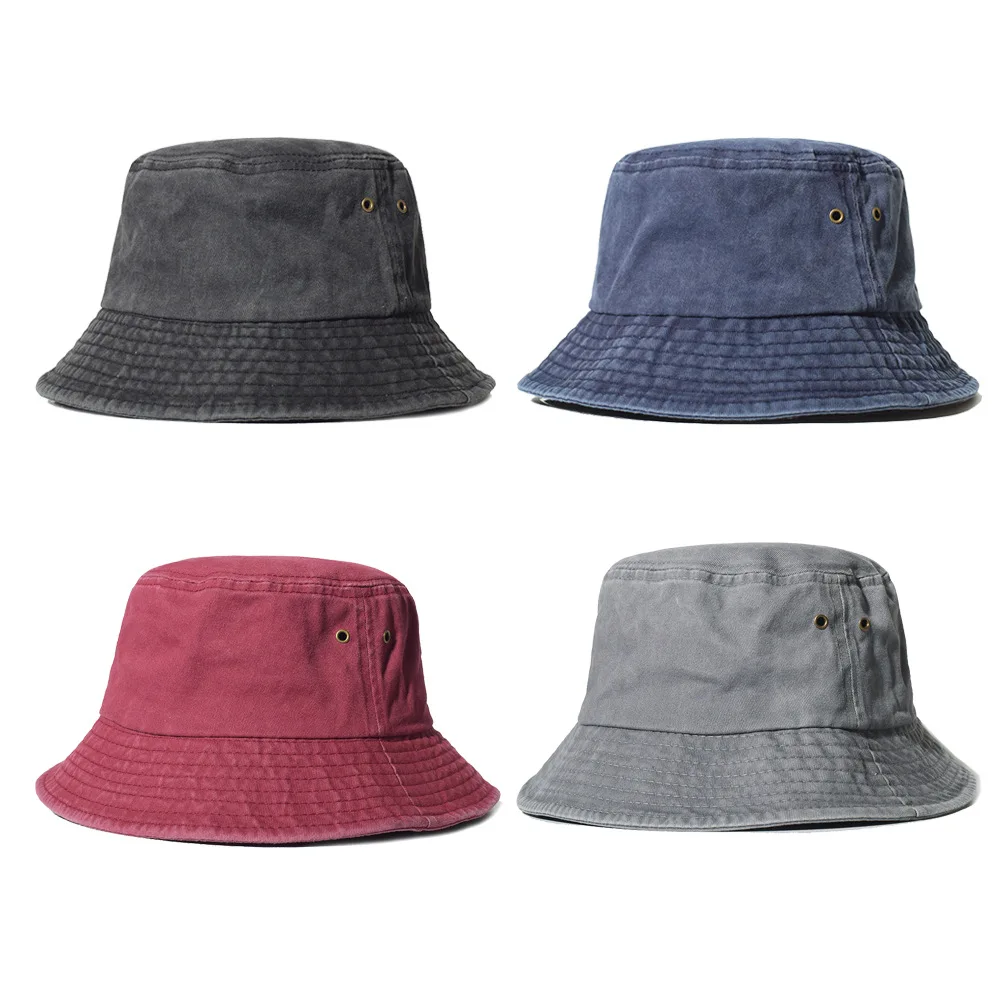 Высококачественная хлопковая джинсовая Панама с логотипом на заказ