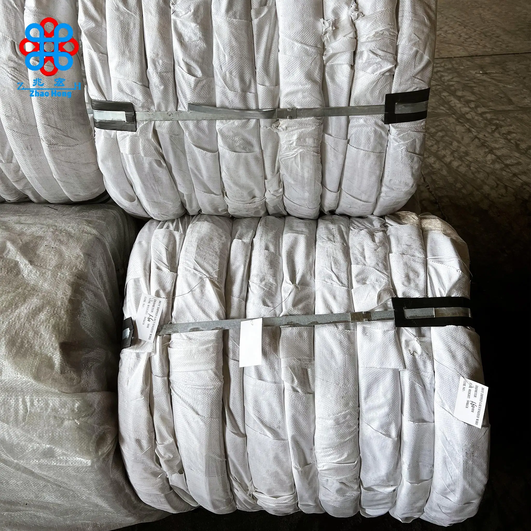 Китайская заводская цена, оцинкованная стальная проволока для переплета/сетка, оцинкованная горячим способом проволока