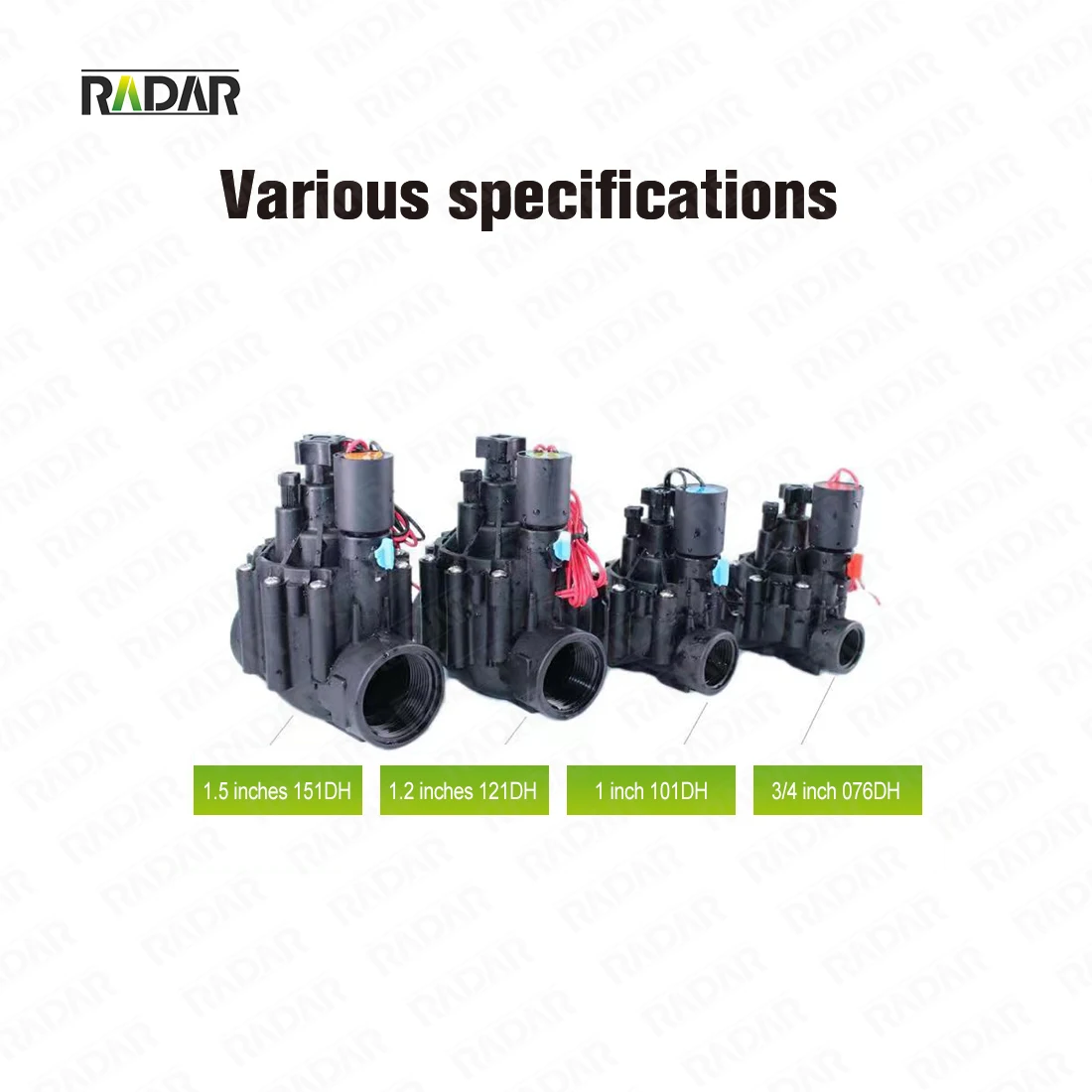 RDH101 Radio solenoid valve  Nylon body for lawn garden irrigation watering system female thread apply garden irrigation