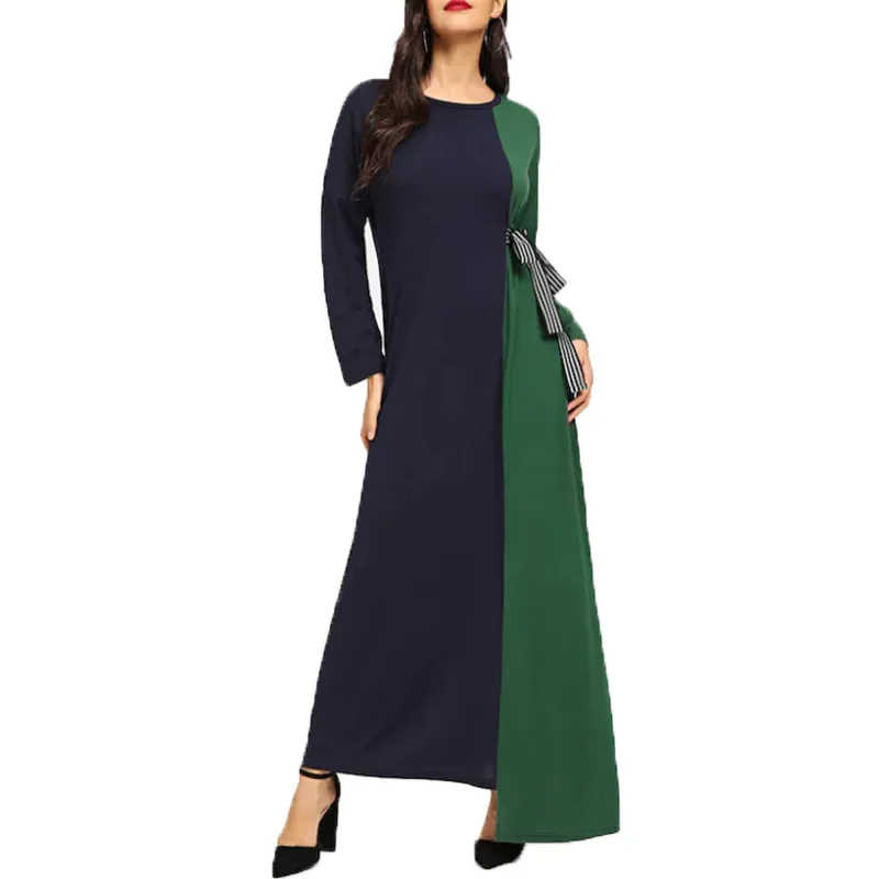 
2020 Wholesale winter abaya muslim women dress casual wear dresses dubai 