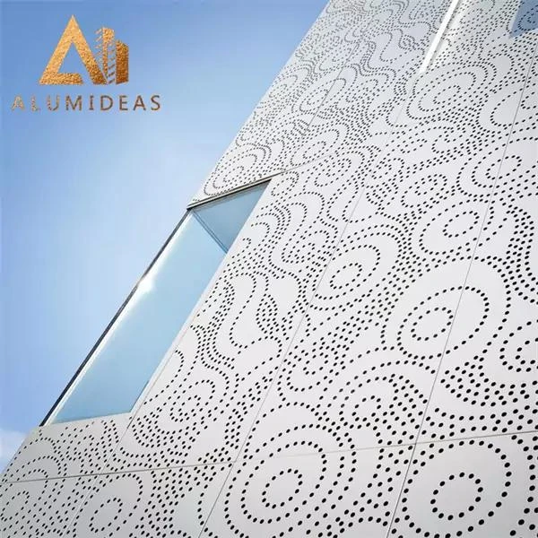 Perforated Metal Panel External Cladding  Facade Panel For Architecture Decorative  Curtain Wall