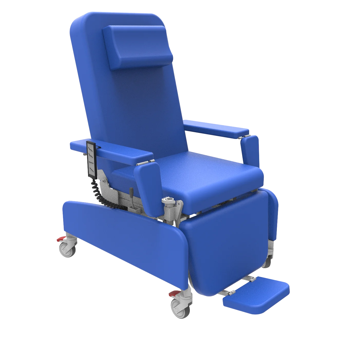 High quality medical blood extraction chair, manual blood sample collection chair