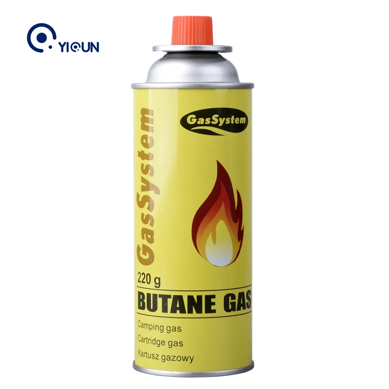 hot sale product wholesale butane gas supplier butane fuel canister 250g portable oem butane gas cartridge