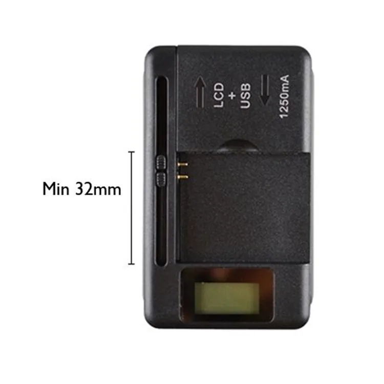 Universal Intelligent LCD Indicator battery Charger For Samsung S4 I9500 S3 I9300 NOTE 3 S5 With Usb Output Charge US EU PLUG