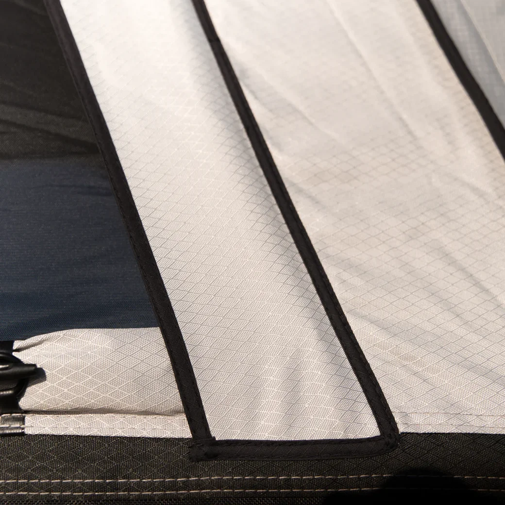 2023 NEW design High quality camping triangle aluminium hard shell roof top tent car tent