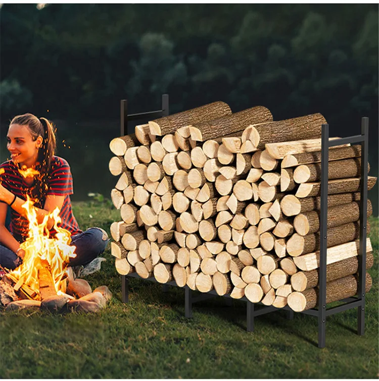 High Quality Log Rack Made of Steel Firewood Rack Firewood Holder Wood Holder for Indoor and Outdoor Use