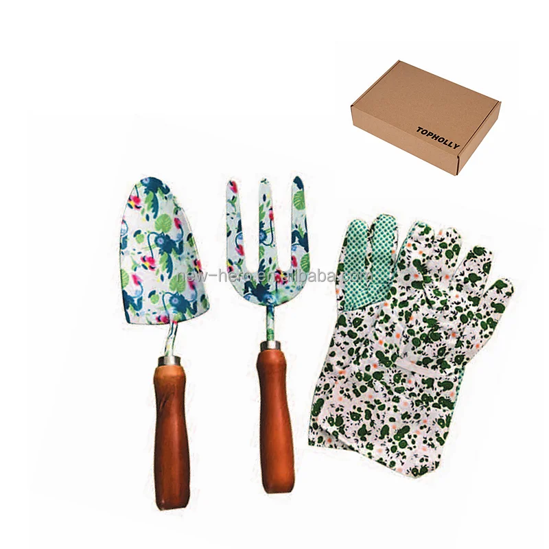 Mini Metal Iron Steel Gardening Tools Floral Print Manual Hand Garden Tool Flower Printing Yard Plant Supplies Gifts for Women