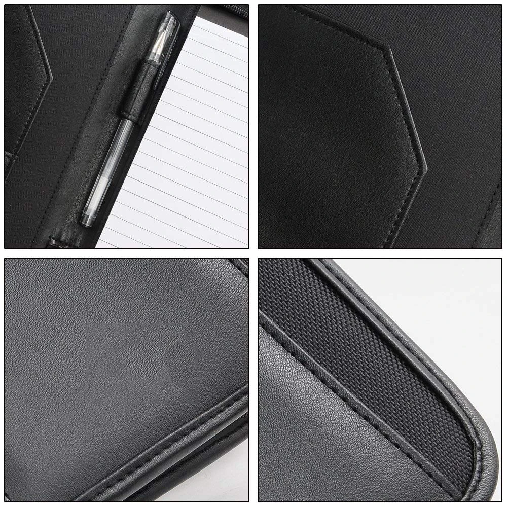 Pu Leather A4 Portfolio OEM Expandable Signing File Folder