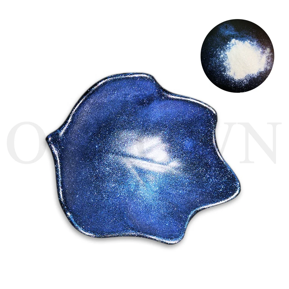 Interference Blue Car Paint Pigment Epoxy Resin Pearl Pigment Powder Mica Pigment Powder
