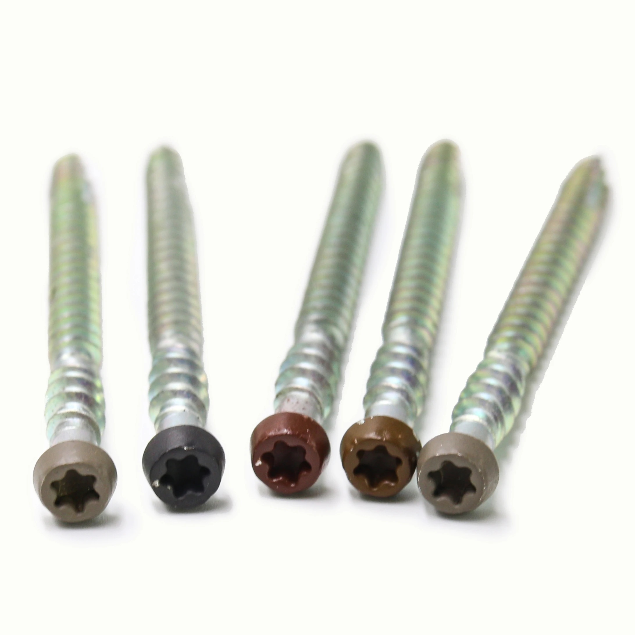 Composite deck screw Color Painted Head Torx 20 Type 17 Slot Point Composite Decking Stainless Steel Wood Screw
