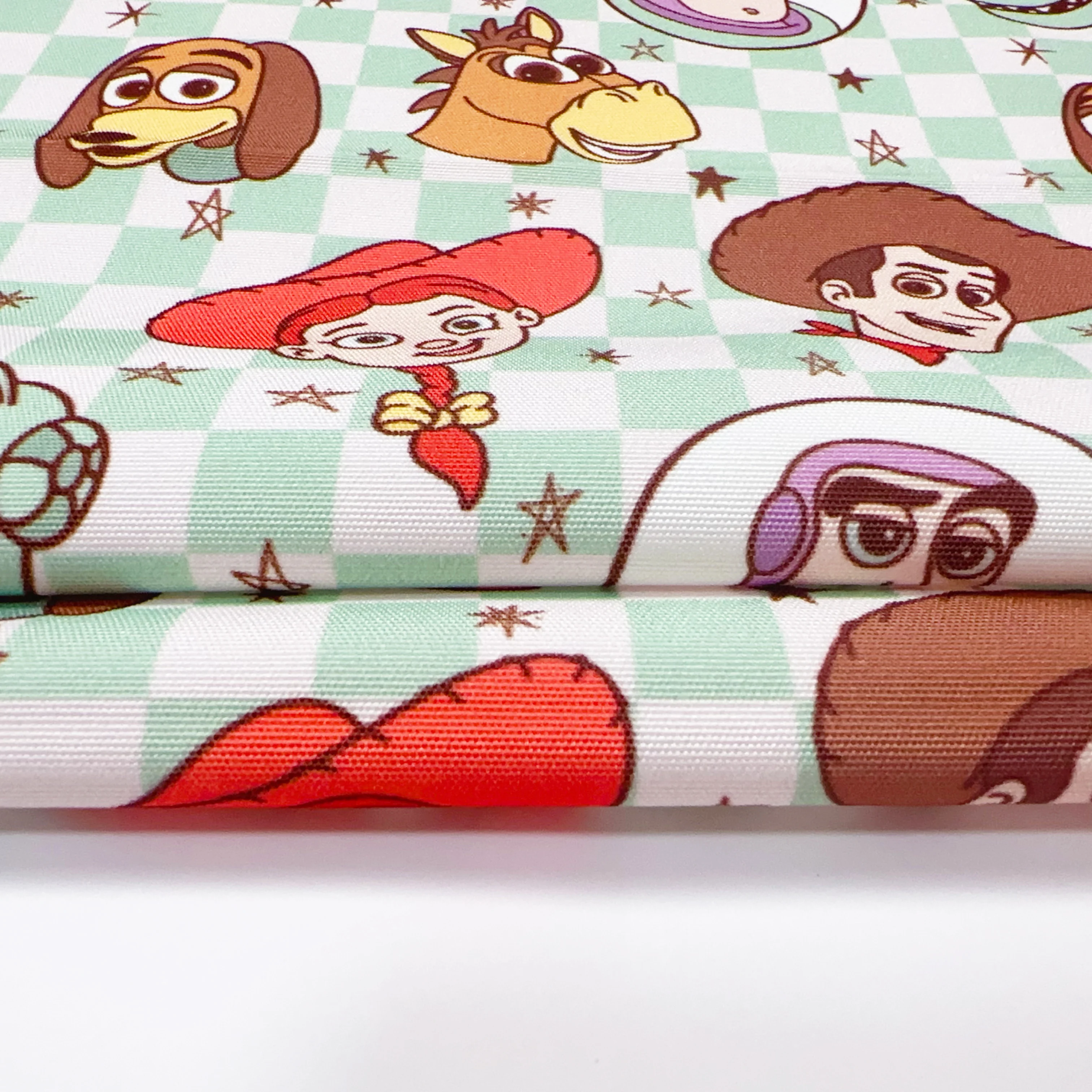 No MOQ custom cartoon pattern 100 cotton canvas digital printing fabric for tote bag