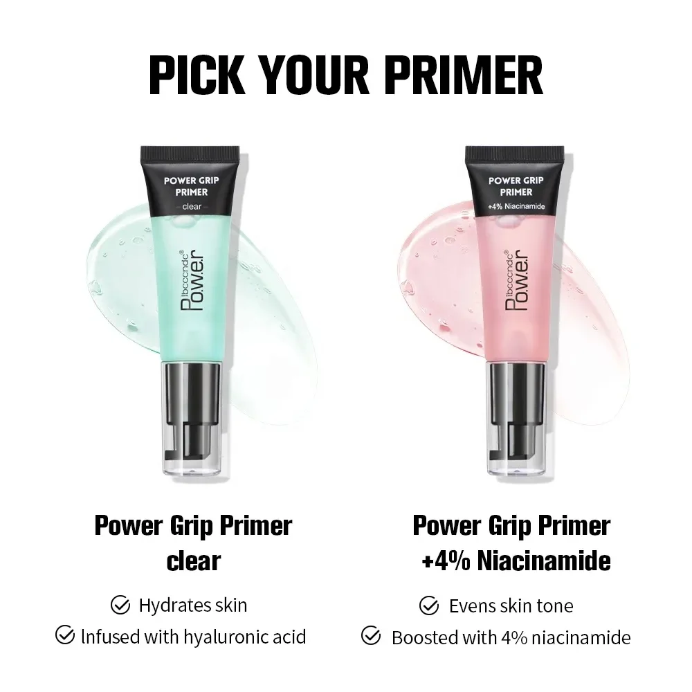 Ibcccndc power grip primer + 4% niacinamide A sticky gel-based and hydrating face primer