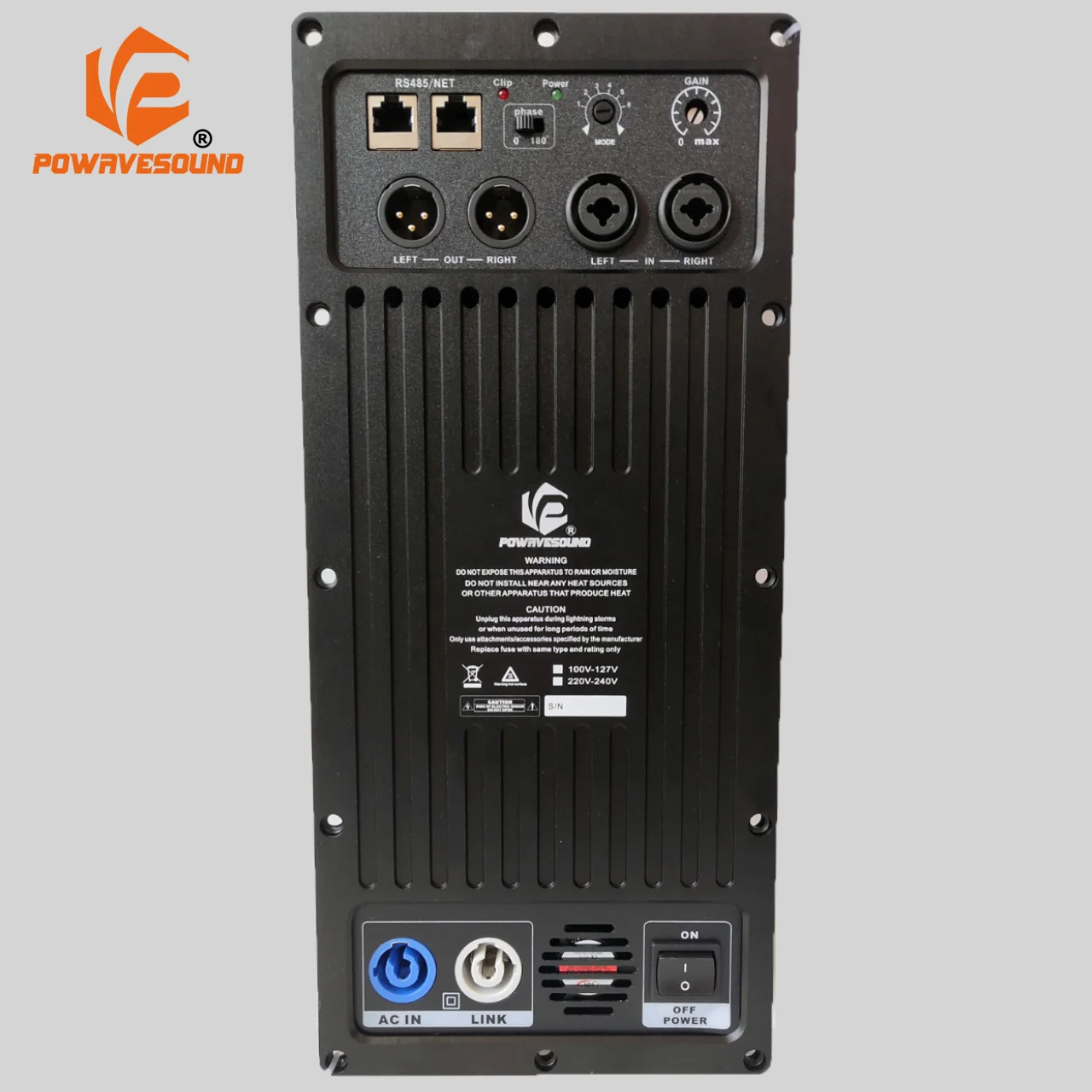 Приведенный в действие 18 дюймовый сабвуфер 2000 Вт Плата усилителя и 2400 модуль для dual дюймов активный только том случае 