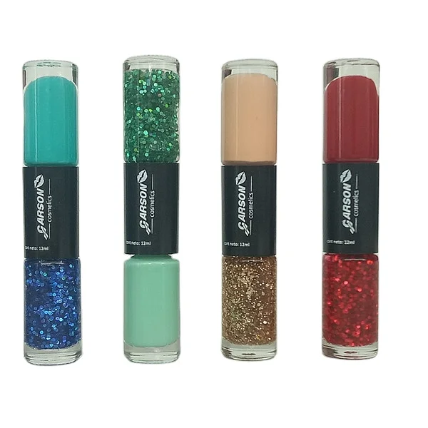 Garson Oem Private Logo 12 Ml Double Head Nail Polish Non-toxic High Quantity Nail Polish