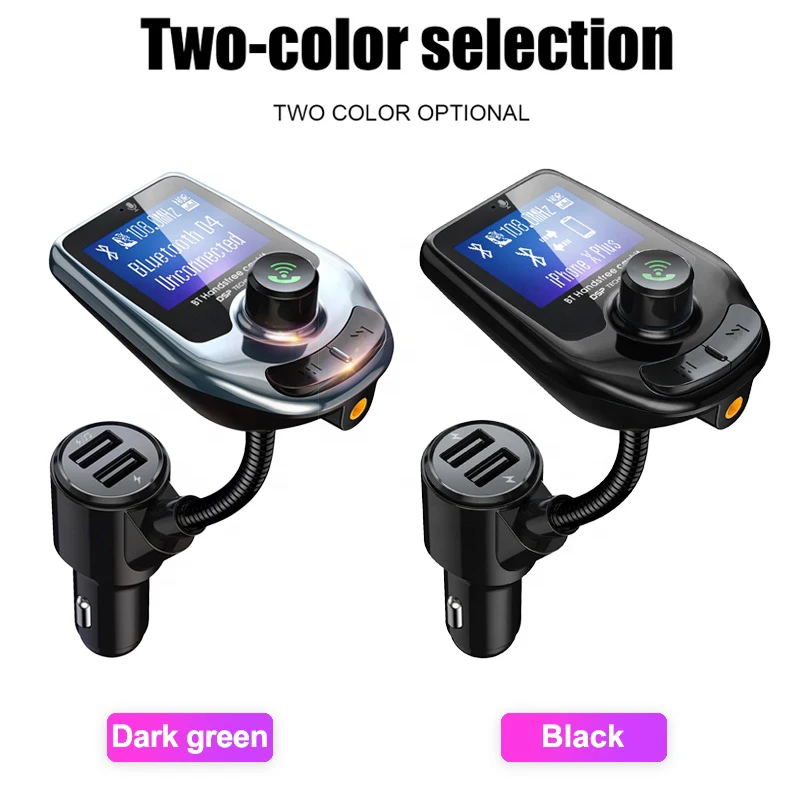 New Smartphone Charger Wireless Car Kit FM Transmitter Car MP3 Player 22.5W USB Fast Phone Car Charger