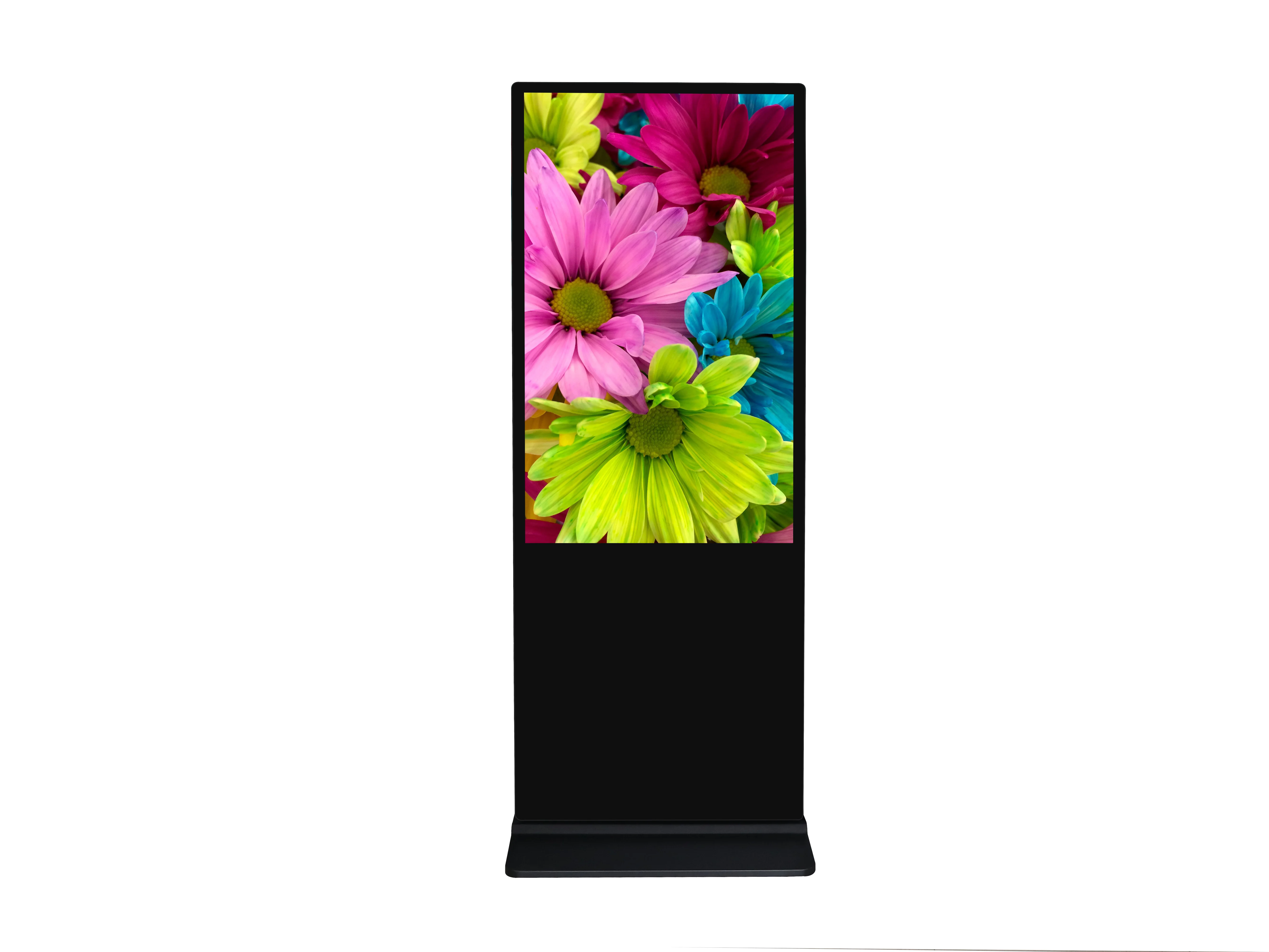 Floor Standing 32/43/49/55/65 Inch Lcd Advertising Player 4K Vertical Monitor Totem Touch Screen Kiosk Display Digital Signage