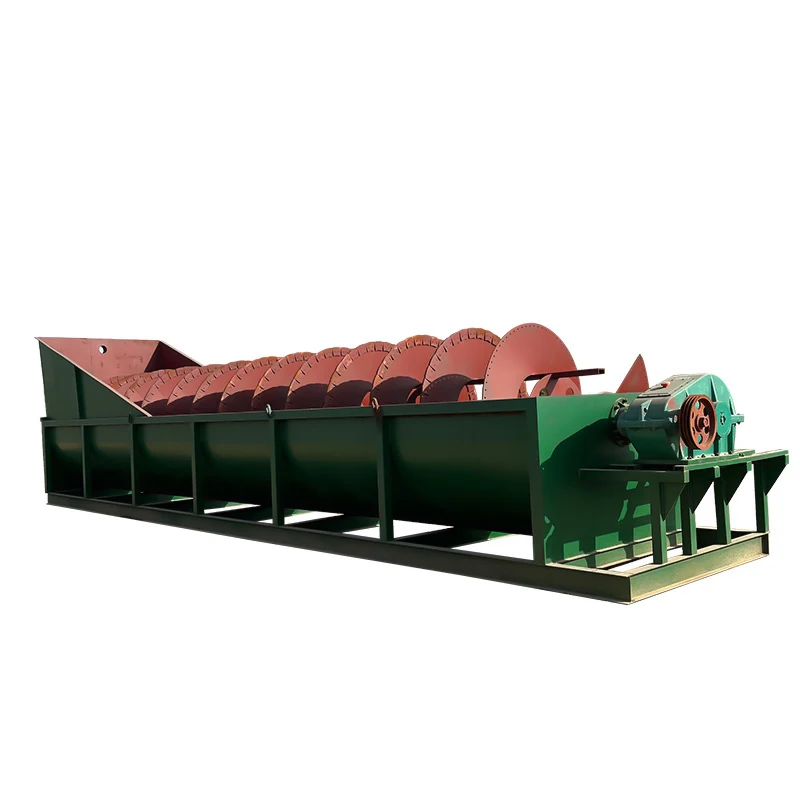 Single & Double Spiral Sand Washing Machine Sand Washer China factory screw type sand washer machine for sale