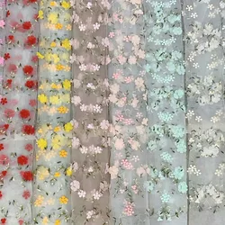 Super Quality 3D Flower Embroidery Fabric for Dress and Home Textiles Upholstery