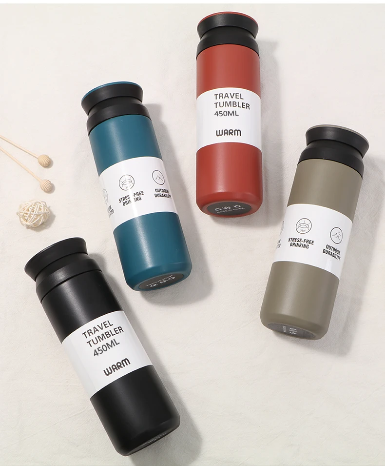 High quality 350ml Japanese style double wall Stainless Steel 304 Insulated Vacuum thermos gift cup 500ml thermal flask