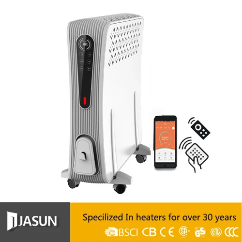 New design aluminum radiator oil free radiator floor LCD display remote control heating radiator convector heater