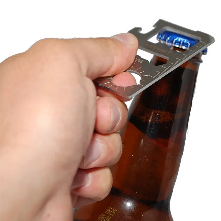 Outdoor camping multi tool card knife multi function card tool 11 IN 1 survival card multi tool