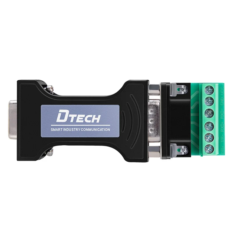 RS232 to RS485/RS422 Converter DB9 Pin 300bps-115.2Kbps Support DOS/WIN95 Industry Converter Adapter for Intelligence Attendance