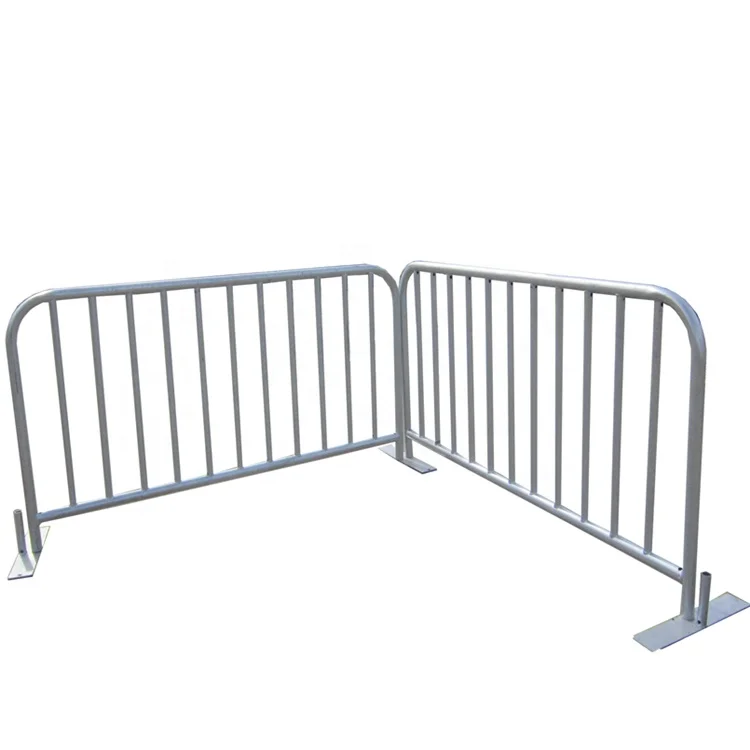 Portable traffic Metal Temporary industrial Crowd Control road barrier