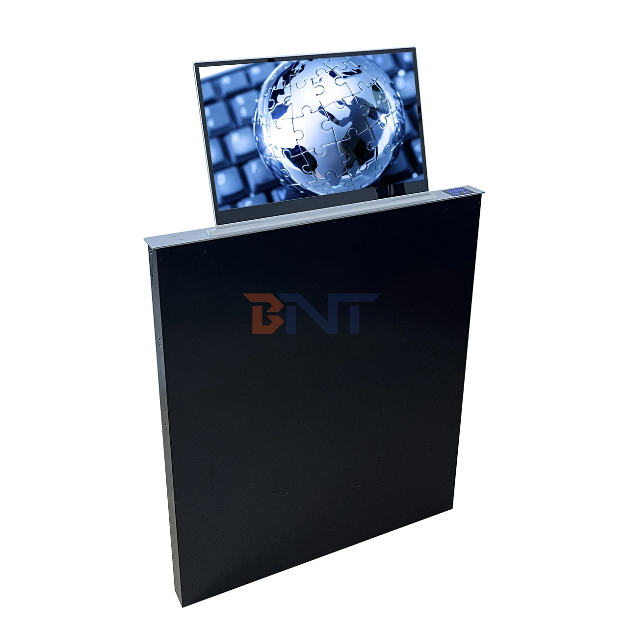 15 6 Inch LCD Monitor Stand with DC Power Supply for conference system