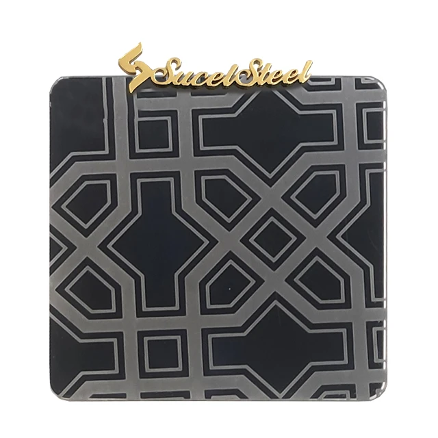 SUCEL 309S Mirror Etched Stainless Steel Sheet Elevator Decoration Sheet Price For Chemical