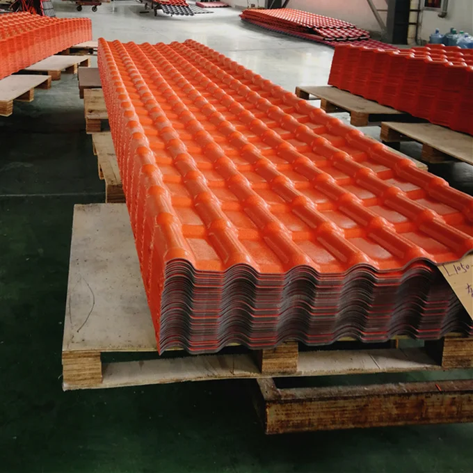 Glossy Surface 3mm Plastic Spanish ASA PVC Synthetic Resin Roof Tiles Sheets Compound Extrude Materials