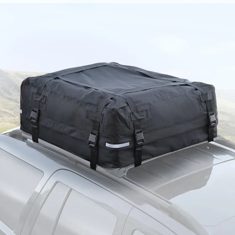 Water Resistant 200l/300l amazon basic secure roof top tent tarpaulin car roof cargo bag