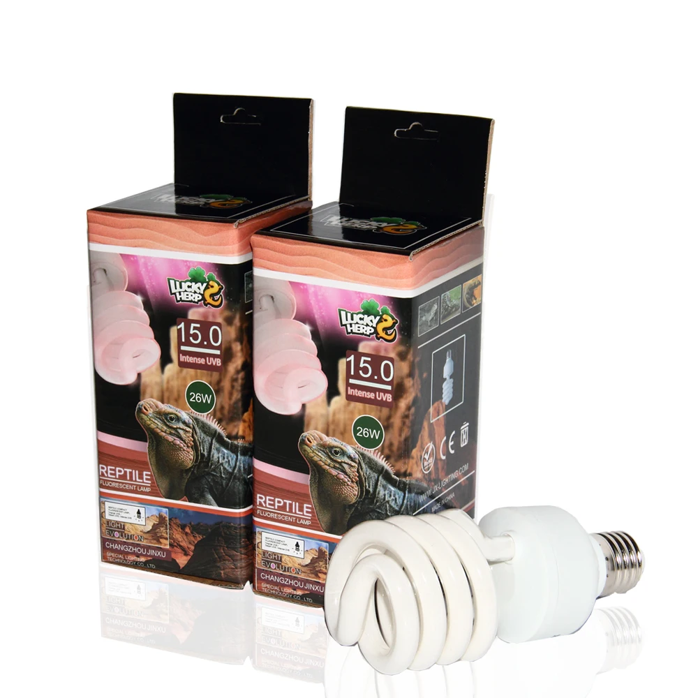 High Quality Sprial E27 E26 Reptile UVB Fluorescent Bulb/ Reptile UV Lamp For Birds and Reptile