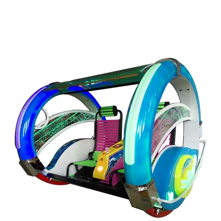 Theme park outdoor playground battery powered happy rolling car for children