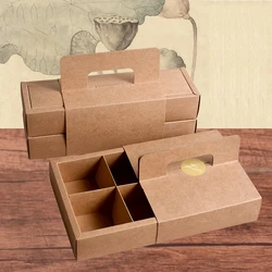 Portable Food Grade Customized Logo Offset Printing Mooncake Gift Box Packaging