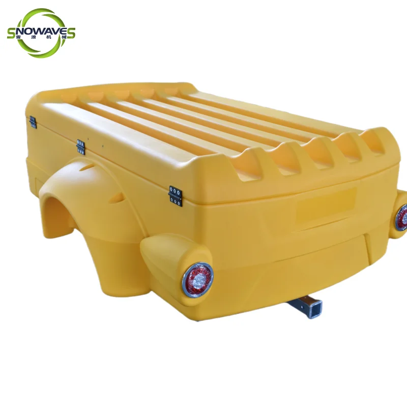 China Factory Mini Camping Utility Plastic Trailer New Design Truck Campers Motorhomes Caravans Rv Travel Trailer