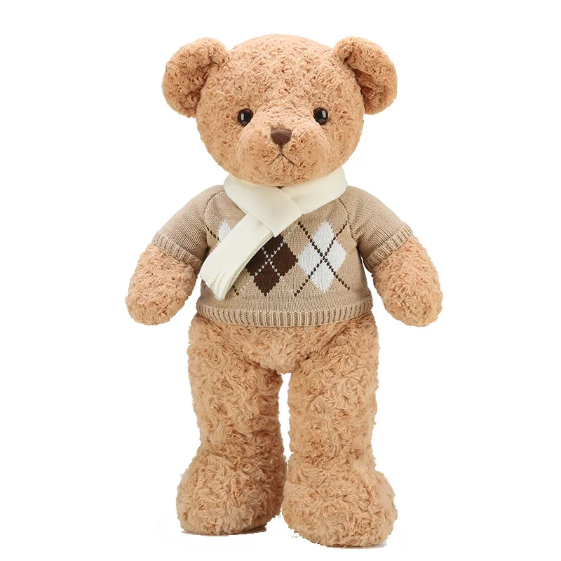 Free Sample / Origin Plush toy Manufacture Custom Teddy Bear with Different Colors T-shirt/hot selling plush bear toy