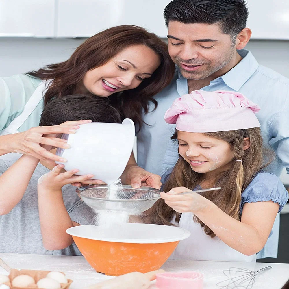 High Quality Stainless Steel  Kitchen Strainer Fine Mesh Strainers With Wooden Handle