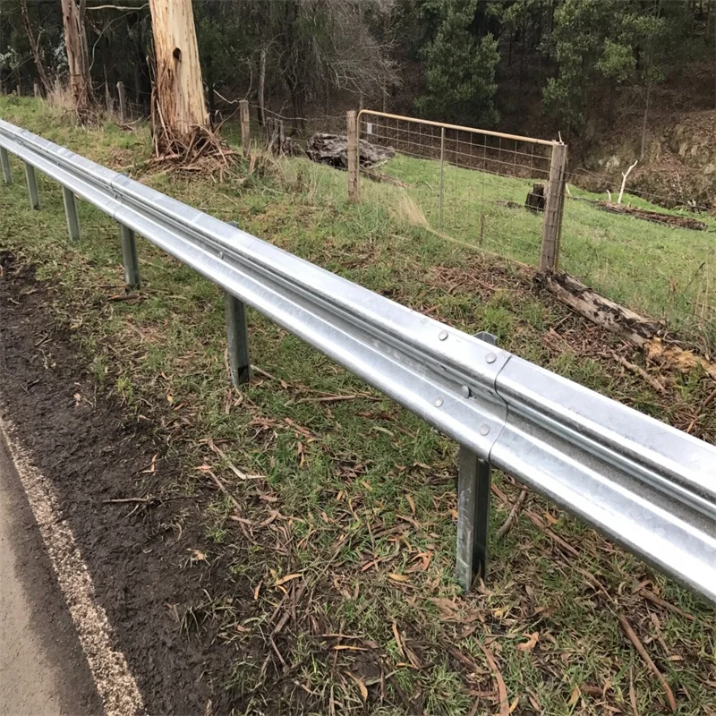 Hot Dip Galvanized Surface Steel Guardrail Highway Traffic Barriers
