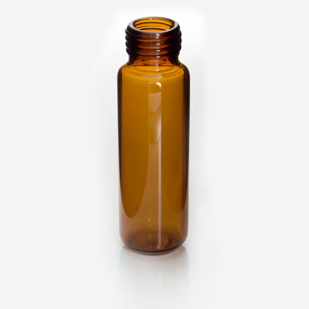 China Manufacturers gas chromatography 20 mL 18mm Glass screw neck headspace vials with Magnetic Screw-Thread Caps