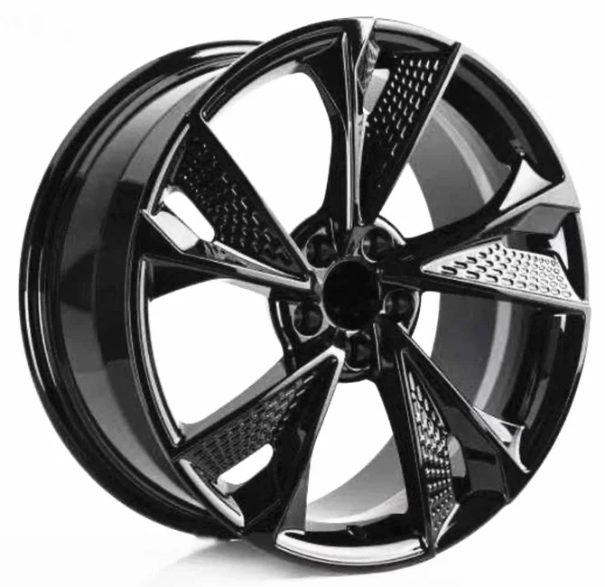 China custom 19*8.5 black machined face 5*108 car alloy forged wheels for jaguar XF