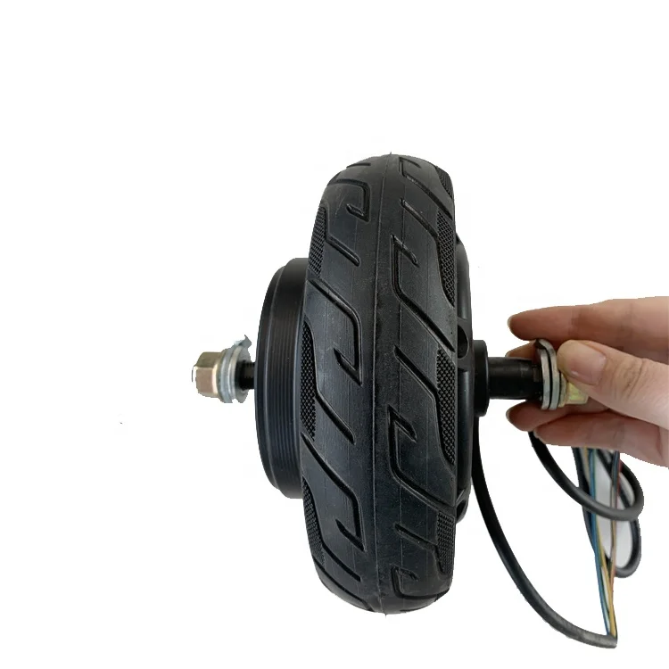 China factory direct sale 6.5 inch 6.5x2 8.5' 8.5x2 10 inches 10x2.50 motor wheel 6.5 inch front and rear wheel for sale