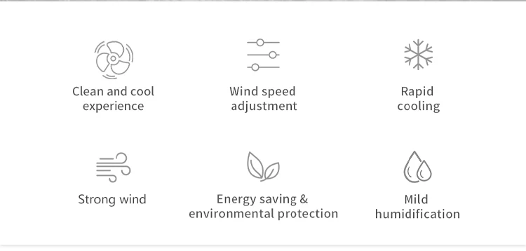 Retro Art Personal Evaporative Cooler and Humidifier, Portable air cooler, Desktop cooling Fan