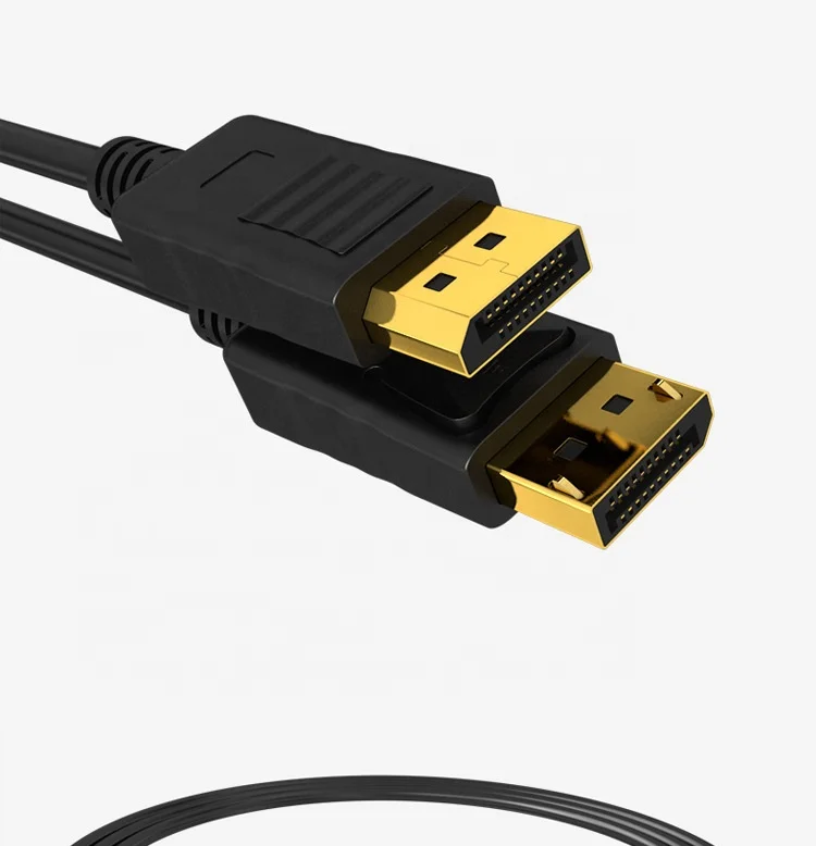 4K 60Hz DP 1.2 Displayport Cable DP Male to Male Displayport Cable Gold Plated 2K 144Hz for computer