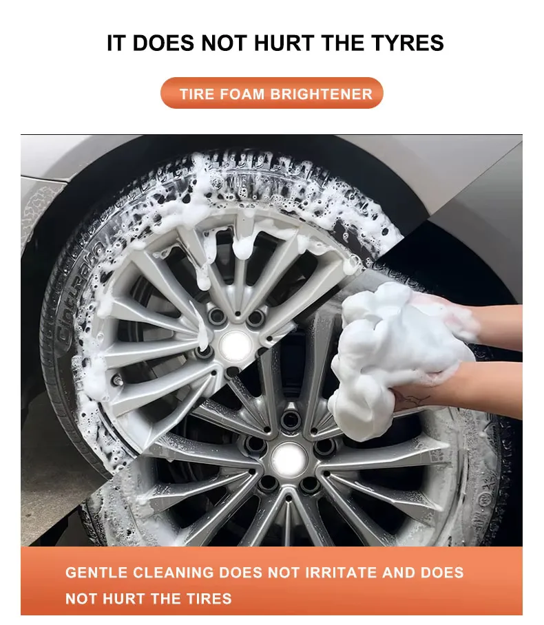 Professional Liquid Tire Foam Car Wash and Cleaning Spray for Detailing Cars and Other Care Products Car Shampoo Advantage