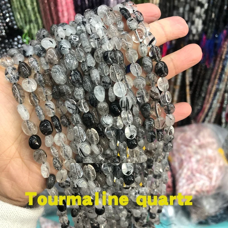 Irregular Shape Smooth Precious Gem Stone Beads Lavender Amethyst Rose Quartz aquamarine prehnite Stone Beads Accessories