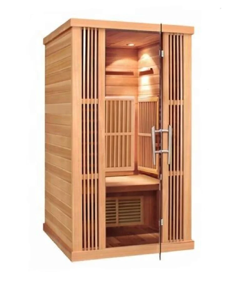 Saunaking 2 Person Infrared Sauna Wooden Room Hammam Dry Home Indoor Sauna Tent Far Infrared Wooden Sauna Room Dome
